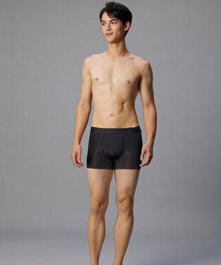 WACOAL MEN WACOAL MEN ボクサーパンツ 【気持ちいいパンツ】 動いてもズレにくい フロントの安定性・快適性 前閉じ 下着 メンズ WT3428 /ワコールメン ブラック