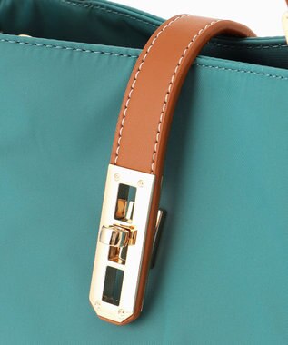 LA BAGAGERIE ひねり金具付きエレガンストート　SSサイズ グリーン