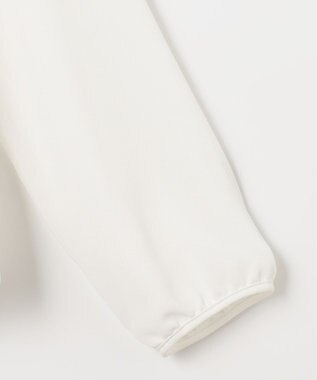 ANY SIS 【洗える】フロントプリーツシフォン ブラウス オフホワイト