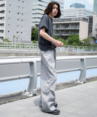 WEGO 【機能パンツ】接触冷感ペインターパンツ グレー