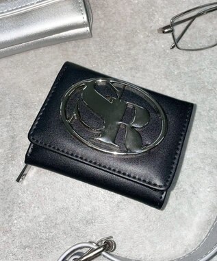 WEGO ラウンドロゴウォレット ブラック
