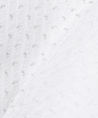 JOSEPH ABBOUD 【UVカット】オーガニックコットンプリッセ 七分袖シャツ ライトグレー系5