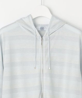 J.PRESS LADIES 【洗える】シアーライトパーカー ライトサックス系