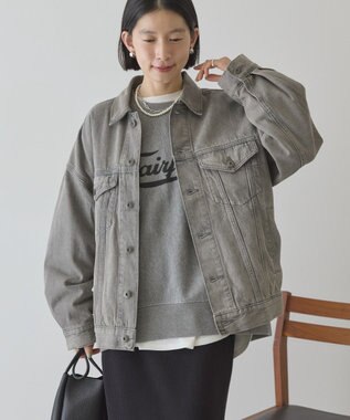 AMERICAN HOLIC ロング丈デニムジャケット Gray
