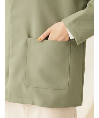 CRAFT STANDARD BOUTIQUE 【イージーケア】ＶネックカーディガンＪＫＴ Khaki