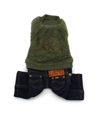 PET PARADISE Ｌｅｅ フリース パンツつなぎ 小型犬 カーキ