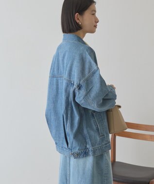 AMERICAN HOLIC ロング丈デニムジャケット Light Indigo