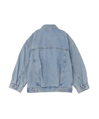 AMERICAN HOLIC ロング丈デニムジャケット Light Indigo