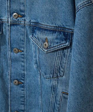 AMERICAN HOLIC ロング丈デニムジャケット Light Indigo