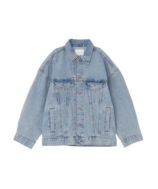 AMERICAN HOLIC ロング丈デニムジャケット Light Indigo
