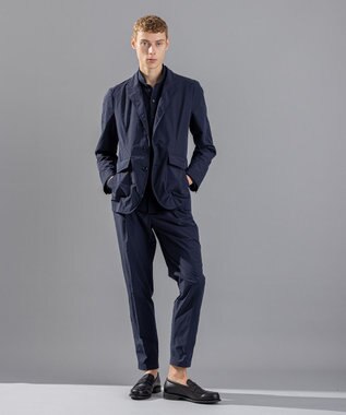 JOSEPH HOMME スプリットピーチクロス　ジャケット ネイビー系