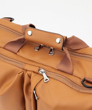 UNBILLION Otias スムースタイプ合皮ビジカジ３WAYバッグ キャメル