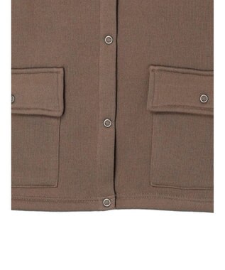 CRAFT STANDARD BOUTIQUE ニットフリースカーディガン Brown