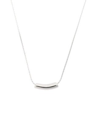 AMERICAN HOLIC 変形メタルバーネックレス Silver