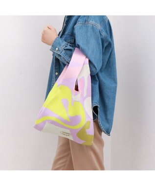 UNBILLION カシュカシュ cachecache / naabコラボインターシャニットショッパーバッグ