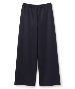 BEIGE， MONTAIGNE / ウエストゴムウールワイドパンツ Navy