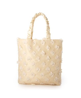 UNBILLION カシュカシュ cachecache / 3Dフラワー刺繍トート LBE