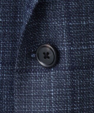 J.PRESS MEN 【KING SIZE】【ソフトタッチツイスト】ミスティックチェック ジャケット ダルブルー系4