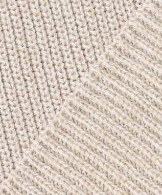 J.PRESS LADIES 【洗える】 シネコットン ニットジレ ベージュ系