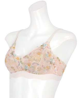 Wing ノンワイヤーブラ 吸いつくようなフィット感 軽いつけごこち ナチュラルなバストシルエット ブラジャー KB4100 ウイング／ワコール クリーム