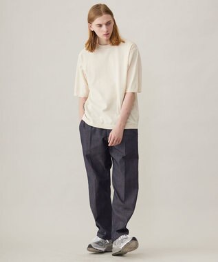 UNFILO MENS FINE MOVE クルーネック ニット [24年春夏商品] エクリュ