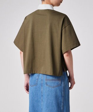 Paul Smith コットン ラガーシャツ オリーブ