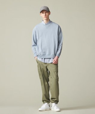 J.PRESS YORK STREET 【UNISEX】裏毛クルーネックトレーナー ブルー系