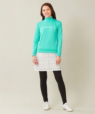 23区GOLF 【WOMEN】【防寒 】リバーシブル スカート ライトグレー系5