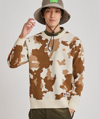 PW CIRCULUS 【MEN】ピント柄ニット ダークブラウン系5