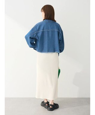 Green Parks ・ＳＵＧＡＲ　ＳＰＯＯＮ　クロップドデニムシャツ Indigo