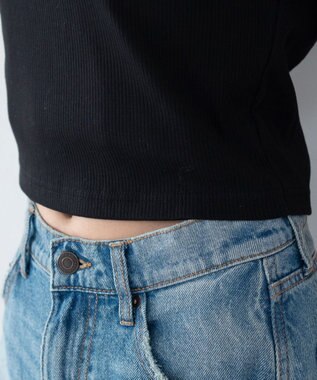 WEGO コンパクトリブT ブラック