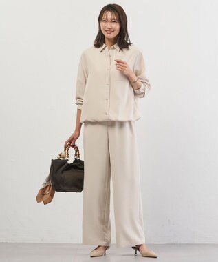 J.PRESS LADIES Springピーチ ブラウス サンドベージュ系