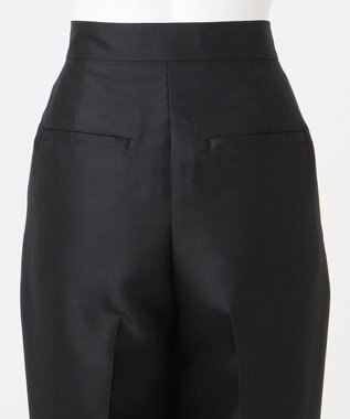 23区 S 【エステータ】シルクウールツイル パンツ ブラック系