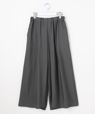 自由区 S 【セットアップ対応】エアリーツイルキュロット パンツ ［新色］ブラウン