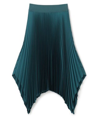 JOSEPH ニットウィーブプリッセ　スカート Dark Teal