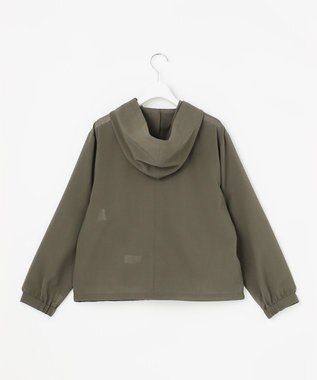 J.PRESS LADIES S RELAXION Sheer ボイル フーデッド ジャケット カーキ系