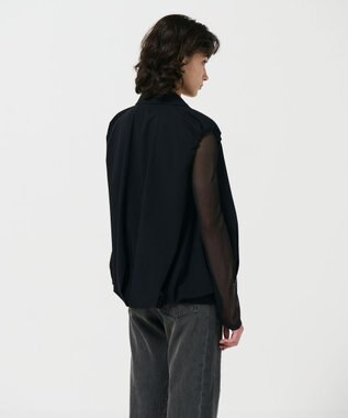 GRACE CONTINENTAL マットツイルタックジレ ブラック