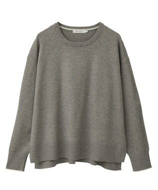 AMERICAN HOLIC バイパチクルーネックニットプルオーバー Light Gray Mixture