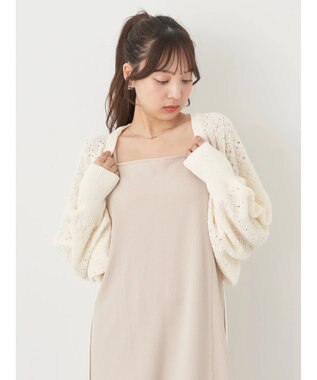 earth music&ecology ＳＥＴ２点　マルチウェイボレロキャミワンピース Beige