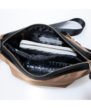 UNBILLION カシュカシュ cachechche / ベーシックナイロンショルダー キャメル