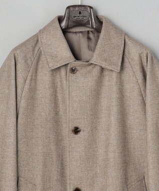 GOTAIRIKU 【薄中綿仕様】スーパーライトウエイトカシミヤブレンド ステンカラーコート ベージュ系8