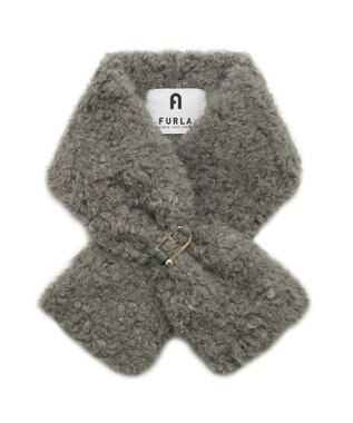 MOONBAT FURULA プードルファーマフラー グレー