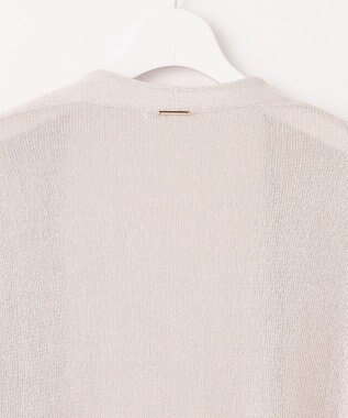 自由区 S 【洗える】ペーパーブレンドロング カーディガン ベージュ