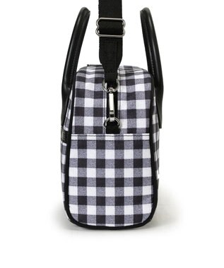 LeSportsac SQUARE TH CROSSBODY/アップタウンギンガム/ブラック アップタウンギンガム/ブラック