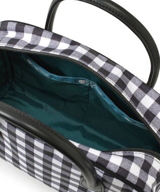 LeSportsac SQUARE TH CROSSBODY/アップタウンギンガム/ブラック アップタウンギンガム/ブラック