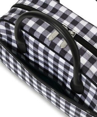 LeSportsac SQUARE TH CROSSBODY/アップタウンギンガム/ブラック アップタウンギンガム/ブラック