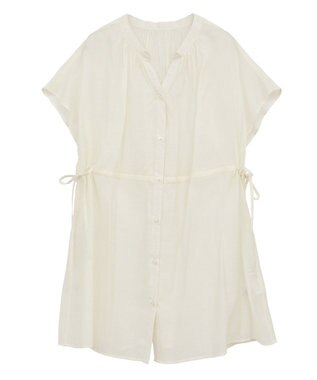 AMERICAN HOLIC ウエストドロストフレンチスリーブブラウス Ivory