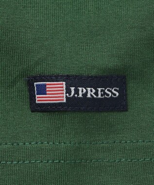 J.PRESS KIDS  【90-130cm】 50/2天竺ロゴＴシャツ カーキ