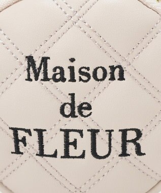 Maison de FLEUR ラウンドキルティングコインケース Pink