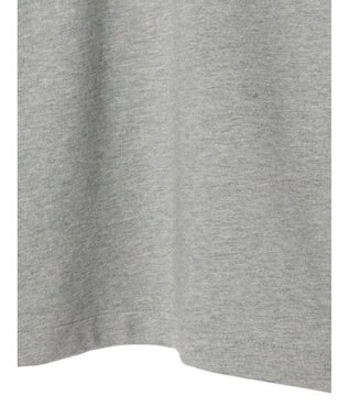 AMERICAN HOLIC ハーフＺＩＰ配色切り替え裏毛チュニック Light Gray Mixture